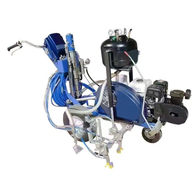 FDN-4800QS Dual Gun Air Pump Road Marking Machine – High-Flow, Gasoline Powered