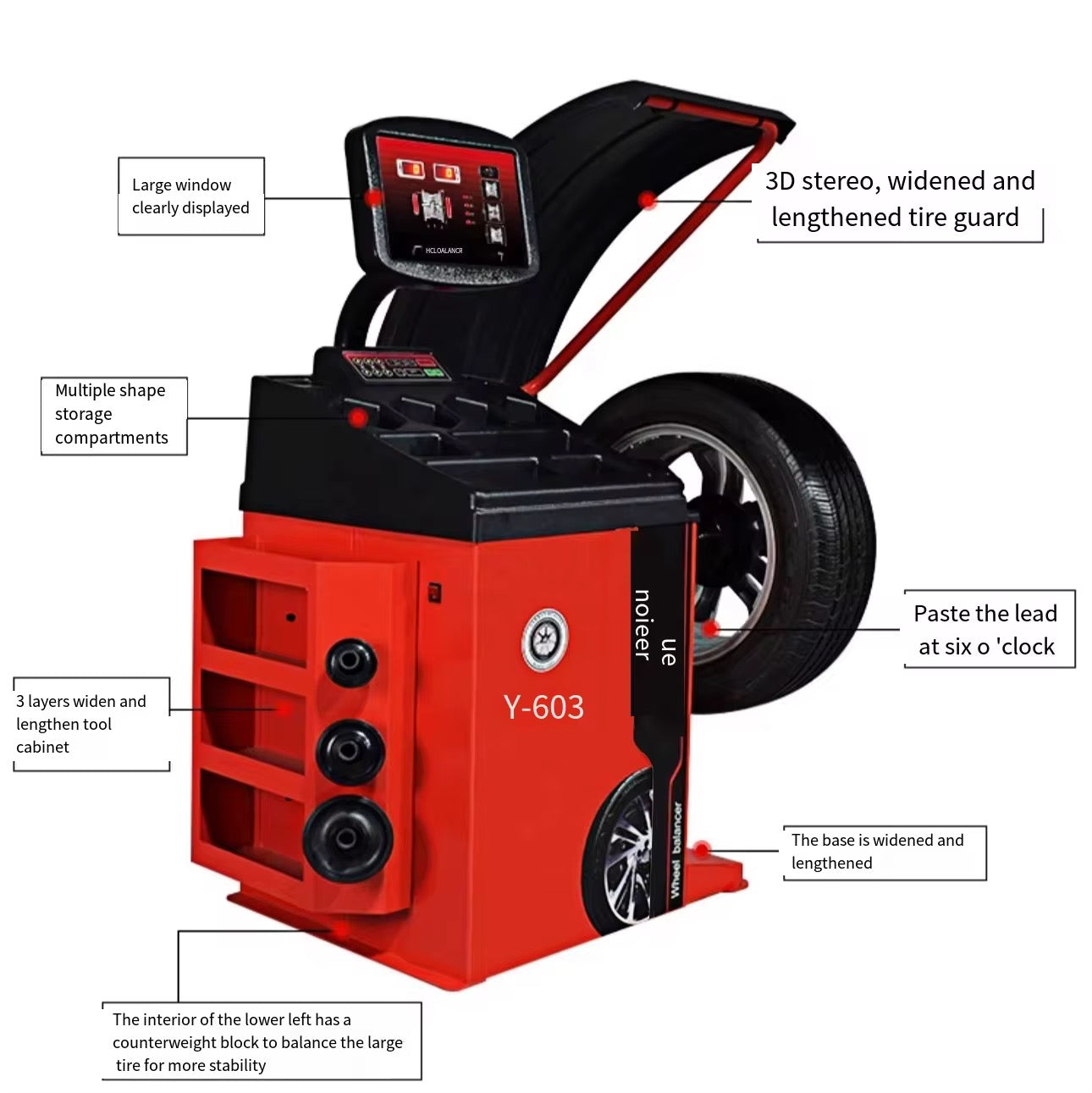 Tire Balancer TH-Y603 Fully Automatic