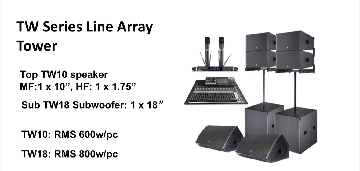 TW Series Line Array Tower