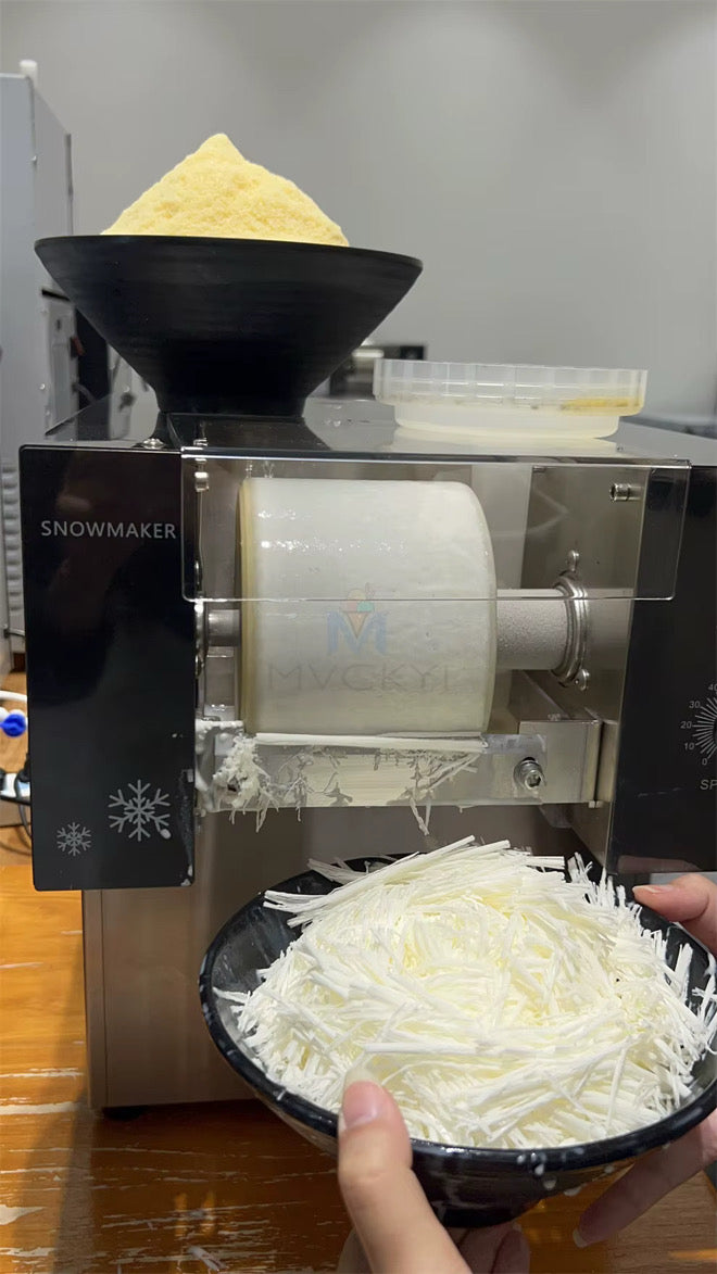 MYIS-80F Snowflake Ice Maker – Korean Style Shaved Ice Machine (80KG/Day Capacity)