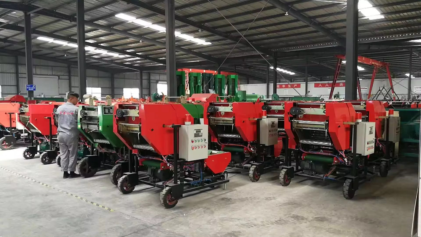 Heavy-Duty Type 50 Silage Baler and Wrapper Machine | Diesel-Powered, 60 Bales/Hour | 550mm Chamber | 5-Year Warranty | Model 9QYG-0.5