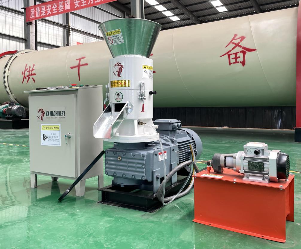 Pellet Machine KXFD-300 – 300kg/h Capacity, Auto-Lube & Industrial-Grade Performance