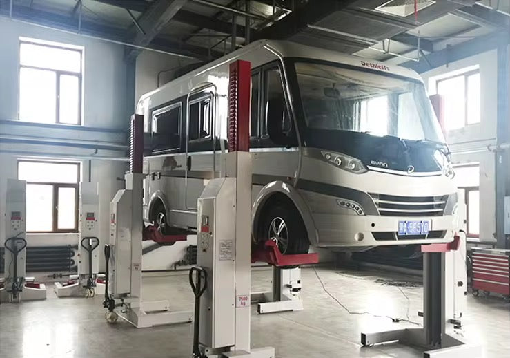 TH‑BUS‑75 – Wireless Hydraulic Bus Lift
