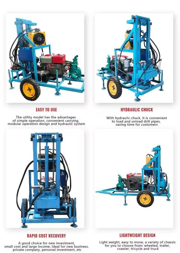 22HP Machine + 150M Drill Rod Package