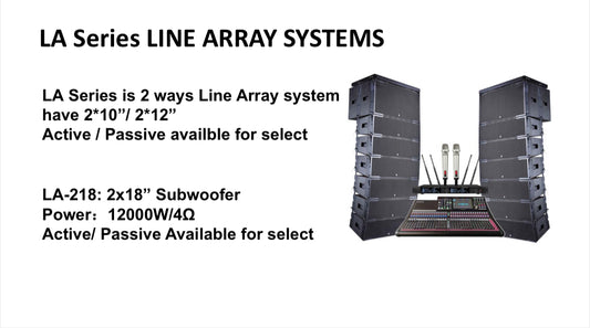 TW Series Line Array Tower (Large-Scale Setup)