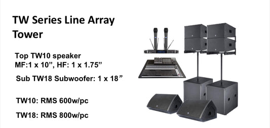 TW Series Line Array Tower