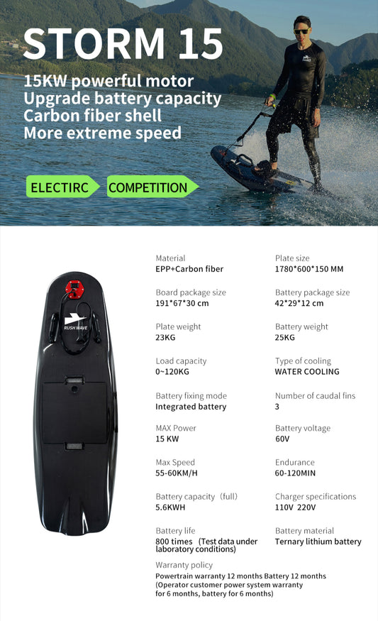 Storm 15 (RD15) – High-Speed Gasoline Hydrofoil Board