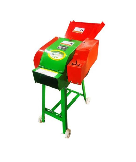 Industrial Gear-Driven Chaff Cutter – 2.2KW Animal Feed Chopper – 0.4-1.0 Ton/Hour Capacity