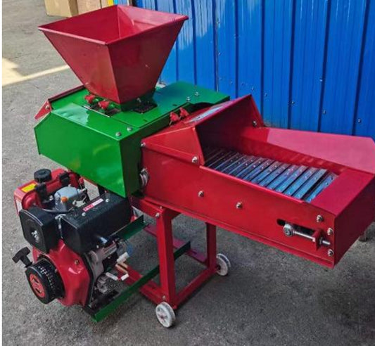 5HP Diesel Chaff Cutter - 2.0 Ton/Hour Farm Machine