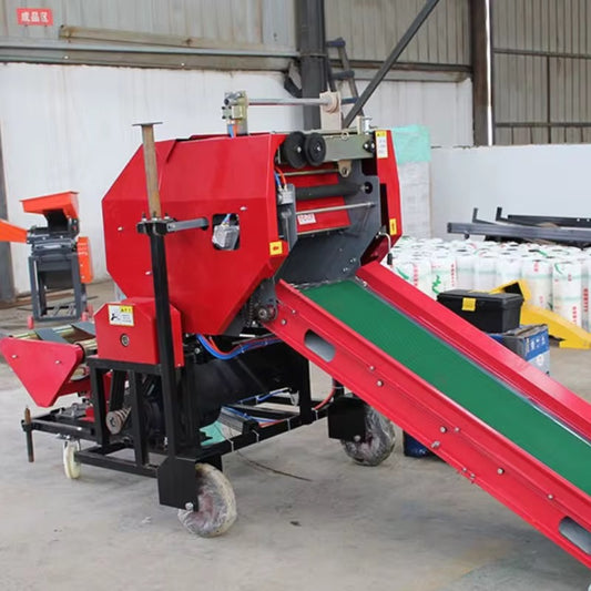 Heavy-Duty Type 50 Silage Baler and Wrapper Machine | Diesel-Powered, 60 Bales/Hour | 550mm Chamber | 5-Year Warranty | Model 9QYG-0.5