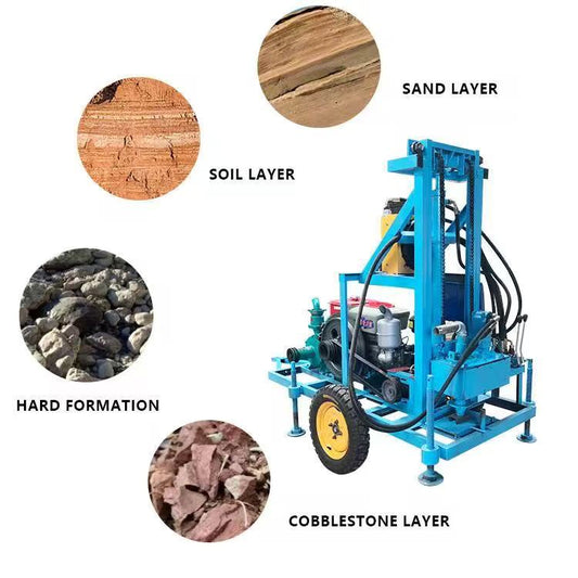 22HP Machine + 150M Drill Rod Package